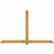 Ekena Millwork Eugene Rough Sawn Timber Gable Bracket, Western Red Cedar, 108"W x 68"H x 2"D x 6"F, 15/12 Pitch GBW108X68X0206EUG00RWR - alternate 1